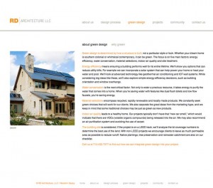 Green design page